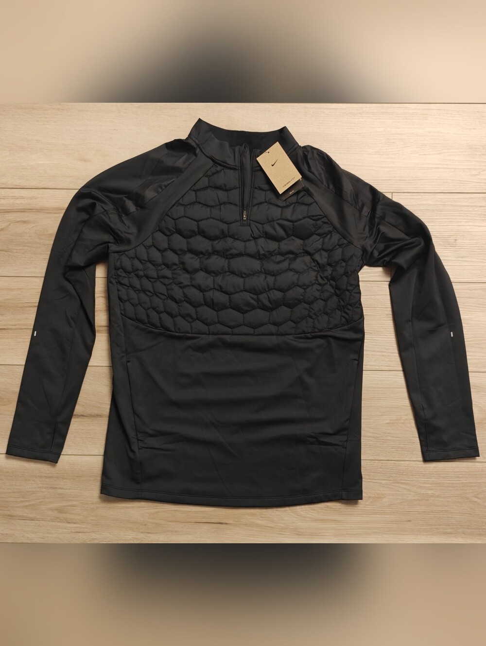 Nike Strike Therma-FIT Soccer Drill Top Black Men's L FZ0566-010